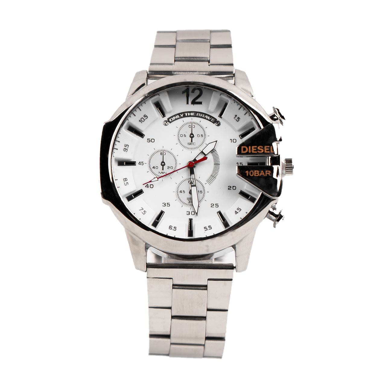 ساعت مچی DIESEL مردانه نقره ای صفحه سفید مدل U700