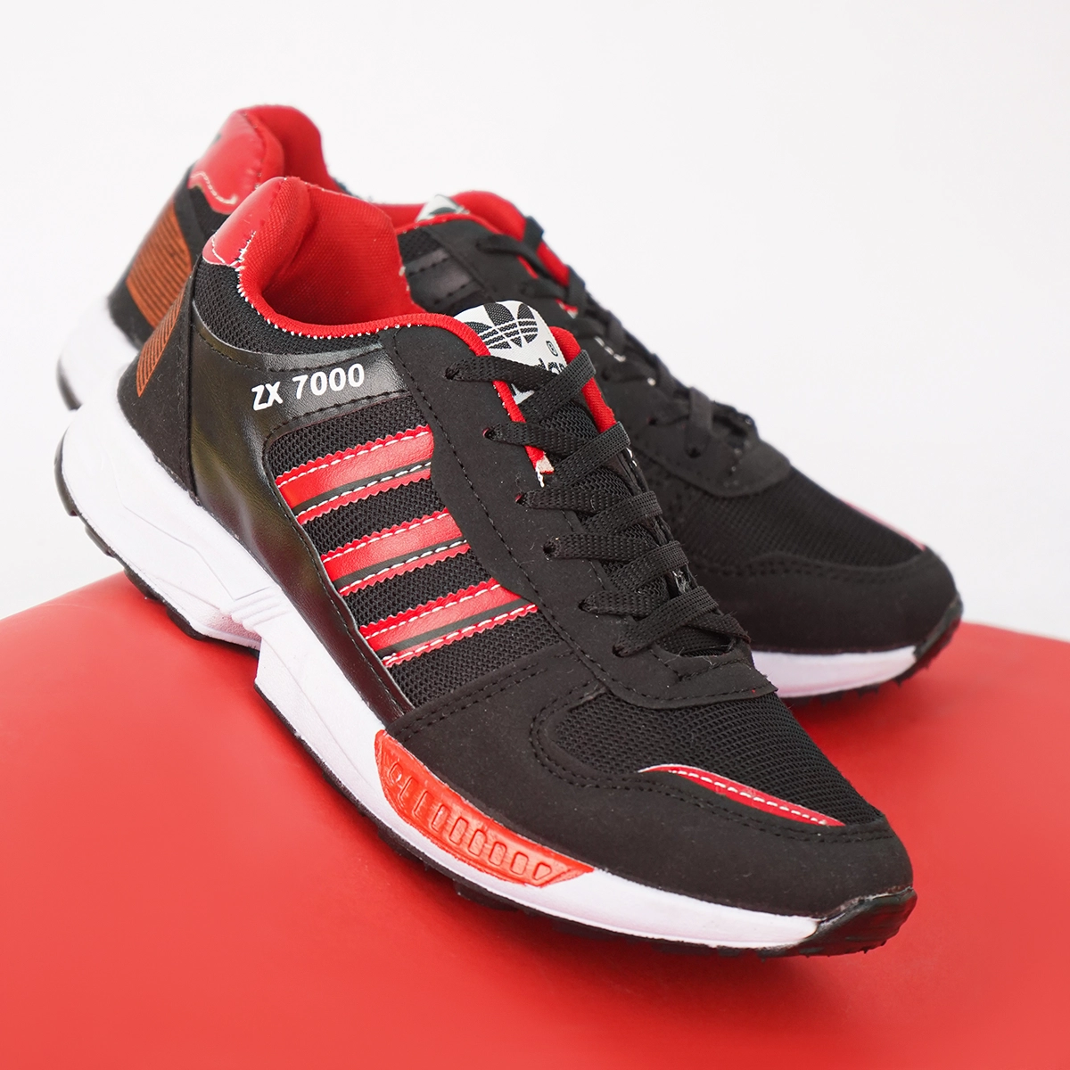 کفش ورزشی مردانه مشکی قرمز مدل ZX7000