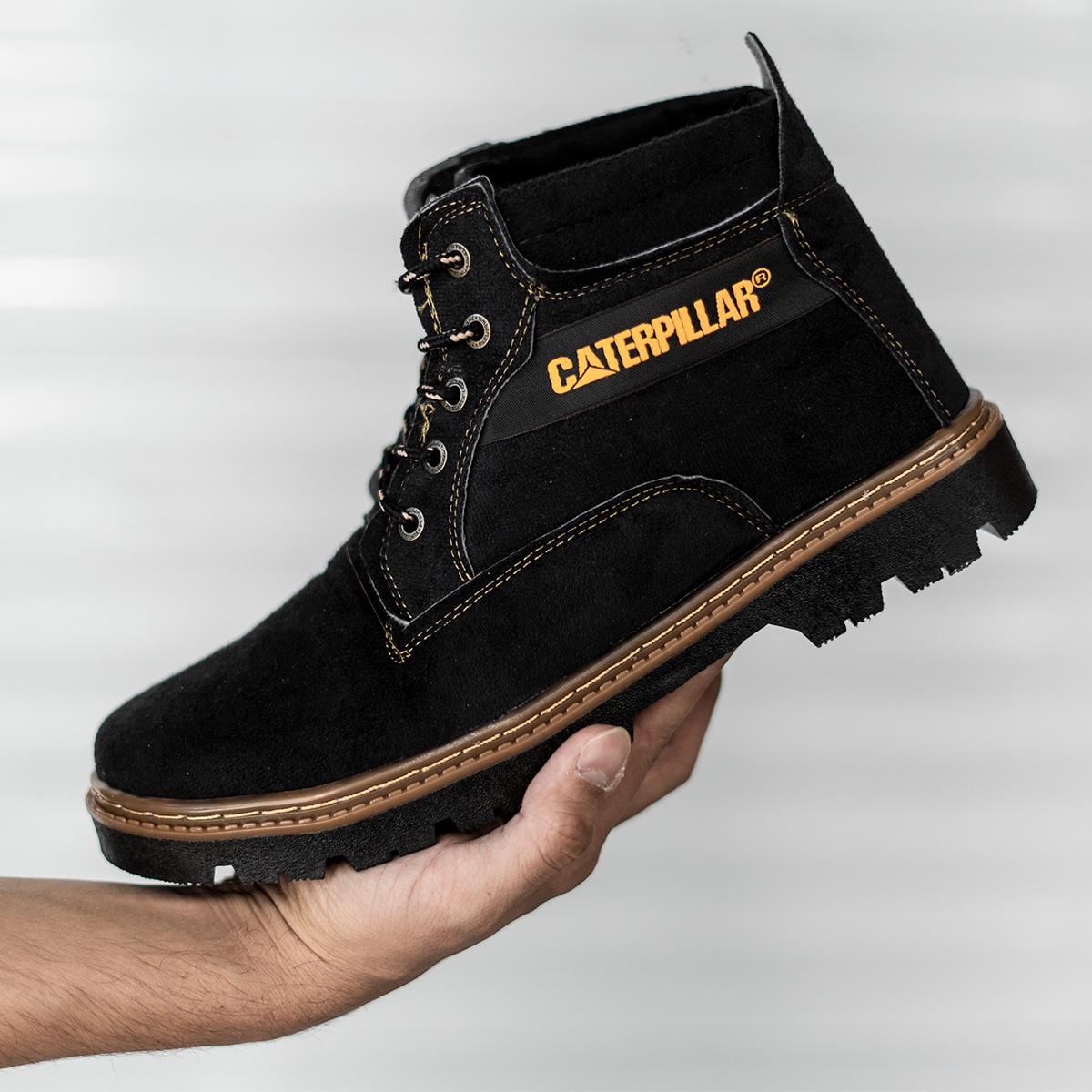 کفش ساقدار CAT مدل AMAX مشکی