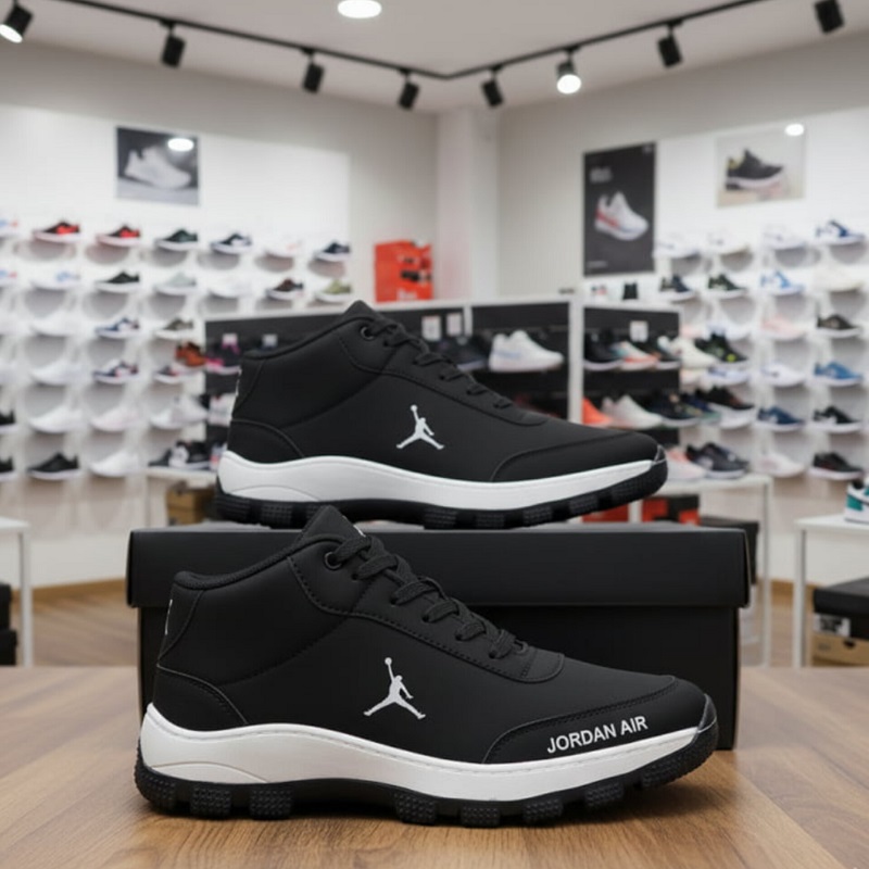 کفش اسپرت مردانه جردن مشکی مدل Avin